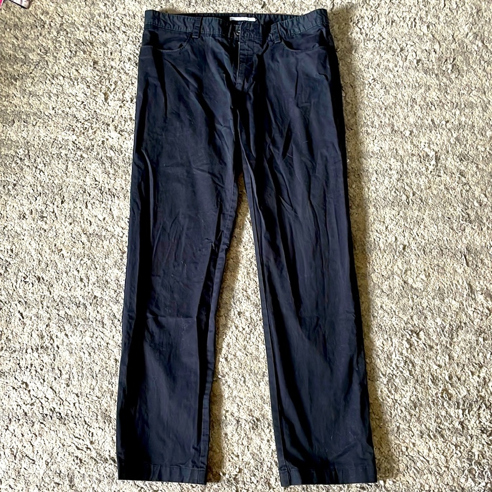 Calvin Klein Black Mens Dress Pants
